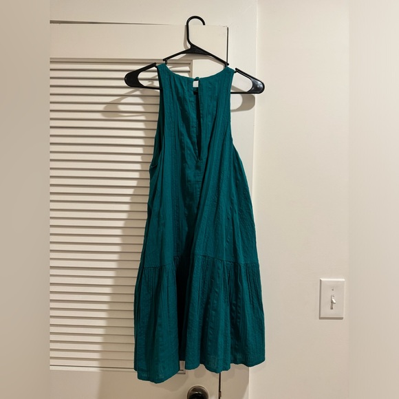 NWT Urban Outfitters teal cotton sundress - Picture 2 of 5